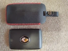 Funda protectora de cuero para llave de coche Renault Koleos Kadjar, carcasa protectora para llave remota, nuevo diseño, para Renault Koleos Kadjar 2016 2017 2018 2019