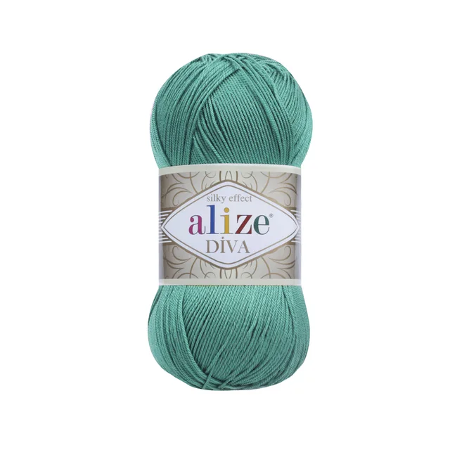 Alize Diva Yarn 5 Lot/balls Knitting Crochet 100g Silk Effect Lace Thread  Light Sport Summer Dress Top Bag Amigurumi Mercerized - Yarn - AliExpress