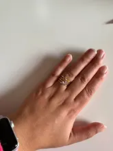 IPARAM-Conjunto de 4 anillos de circonita de cristal para mujer, juego de anillos de oro 2020, set de anillos de compromiso bohemios vintage para mujer, joyería para fiesta