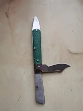 Hoja plegable para jardín, cuchillo de injerto de podar, herramientas multifuncionales para jardín de plantas, 3 en 1, cuchillo de injerto de podar, supervivencia