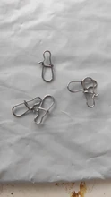Fishing-Connector Lock Lures Fishhooks Swivel Safety-Pin Fast-Clip Stainless-Steel DONQL