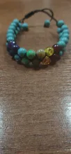 7 Chakra de roca de Lava pulsera de 8mm de doble capa fila ajustable Unisex piedra de Yoga sanación energética pulseras de piedra regalo de Navidad