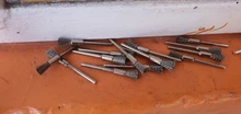 45pcs mini rotary stainless steel wire wheel wire brush small wire brushes set accessories