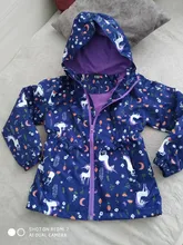 Unicorn Jacket Outerwear Windbreakers Girls Coat Spring Autumn Polar-Fleece Korean Kids