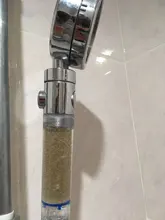 ZhangJi, cuidado de la piel, alta presión, agua purificada, cabezal de ducha de 3 modos reemplazable, elemento de filtro de algodón PP, boquilla de lluvia rociadora