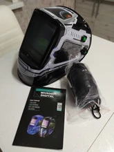 Auto Darkening Welding Mask 3 View Windows Size 100x93mm (3.94x3.66) DIN 4-13 Optical