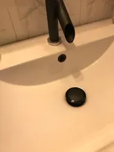 Tapa redonda para agujero de rebosadero, cubierta de desbordamiento para fregadero de cerámica, plástico/Cobre, cromado, 1 Uds.