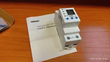 Voltmeter Protector Current Din-Rail Over-Under-Voltage Adjustable 230V 110V Kwh 63A