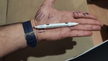 Marcador para piel para cirugía, marcador de piel para cejas, tatuaje, marcador de piel, juego de reglas de medición