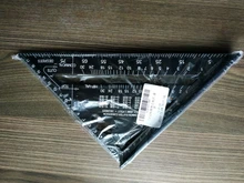 Regla triangular de aleación de aluminio de 7 pulgadas, regla métrica cuadrada para medir velocidad, herramientas para enmarcar medidores