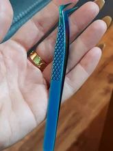 Eyelashes Tweezers Extensions Premium High-Quality 100%Closed for 3D 6D Improve Hand-Anti-Slip-Design