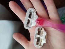 Cabezales de afeitado de 3 cuchillas para mujer, accesorios para el cuidado de la piel, afeitadora corporal, 4 Uds.