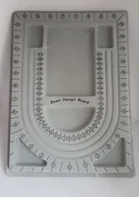 Tablero de cuentas aterciopeladas para fabricación de joyas, bandeja organizadora de Diseño Artesanal, accesorios de herramienta de medición, color gris