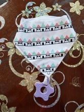 100% Bandana de algodón orgánico para bebé, Baberos y juguetes de dentición, superabsorbentes y suaves, Unisex, recién nacido