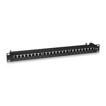 

I-PP 24-RS-BK-STP Patch panel 24 seats RJ45 Cat. 5E Black