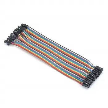 

Cable alambre puente Dupont 40 pines hembra a hembra Multicolor