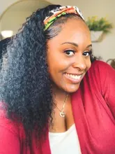 Younsolo-pelucas de cabello humano brasileño Remy para mujeres negras, diadema con ondas, sin pegamento, peluca y bufanda, 8-28 pulgadas