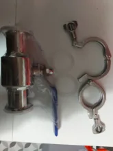3-Sanitary-Ball-Valve Tri-Clamp 304-Stainless-Steel Diary-Product for Homebrew 3/4-1-1/2-Ferrule-Type