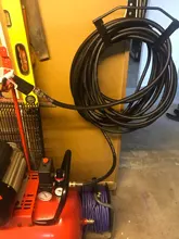 Pneumatic-Air-Hose 5-Piece-Compressor-Accessory-Kit-Tool Rubber Flexible 15M 