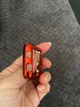 Para carcasa de reloj Apple 44mm 40mm Watch cuero, iWatch 42mm 38mm amortiguador suave TPU Protector apple watch Serie 6 5 4 3 SE Accesorios