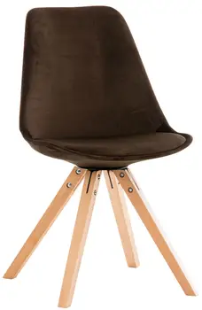 

Stuhl Pegleg Samt Square nature