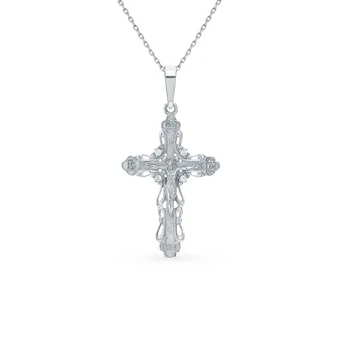 

Silver Pendant with cubic zirconia sunlight sample 925 test