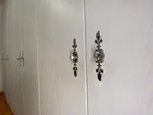 Manijas de cristal de diamante de lujo, pomos de armario, puerta de armario, Tiradores para cajón o armario, tirador con tornillos, Hardware