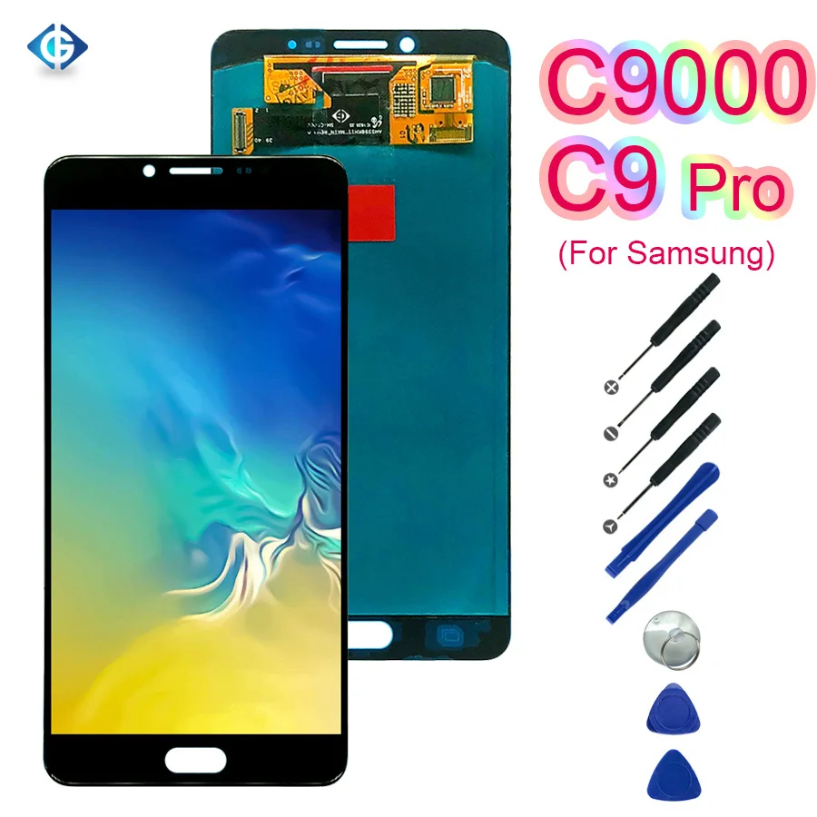 

6.0'' for Samsung For Galaxy C9 Pro C9000 LCD Display Touch Screen Digitizer Replacement Parts For Samsung C9pro LCD Complete