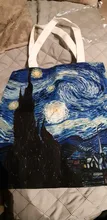Van Gogh-Bolso de mano de lona para mujer, bolsa de viaje con pintura al óleo, arte Retro, a la moda, de ocio, ecológico, plegable, de alta calidad, nuevo