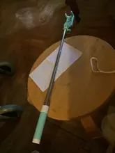 FLOVEME-Mini palo de Selfie con cable, trípode plegable, monopié, palo para selfies con espejo, de mano, 3,5mm, Control de línea de Audio para IOS y Android