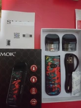 SMOK-cigarrillo electrónico Nord 2, vapeador con batería de 1500mah, 40W, 4,5 ML, Cartucho Pod RPM Mesh Nord DC Coil, vaporizador