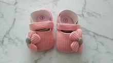 Zapatos de bebé con flores tejidas para recién nacido, primeros pasos, primavera y otoño, suela suave antideslizante, bonitos