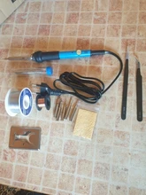 Iron-Tips Repair-Tools Soldering-Iron-Stand-Cleaner Welding-Gun Temperature Adjustable