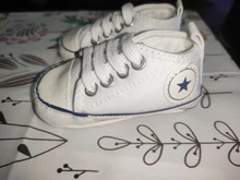 Zapatillas clásicas de lona para bebé, zapatos deportivos con estrella para recién nacido, para primeros pasos, antideslizantes