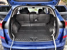 Estera de cuero para coche, accesorio de forro de carga de maletero interior de automóvil Hyundai Tucson SUV 2019 2020
