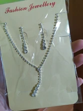 BLIJERY-Juego de joyas para mujer, para dama de honor, juegos de joyas para mujer con diamantes de imitación, collar de cristal, pendientes, conjuntos de joyas para baile de graduación y boda