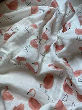 Faja 100% muselina de algodón para bebés, manta suave para recién nacido, para dormir, para el baño y como tapete de juego