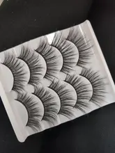 SEXYSHEEP-pestañas postizas de visón 3D, 5 pares, gruesas, naturales, hechas a mano, suaves, maquillaje, extensión de pestañas