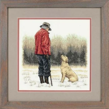 

Набор для вышивания Dimensions Man's Best Friend (Лучший друг человека) 30 х 30 см (35169)
