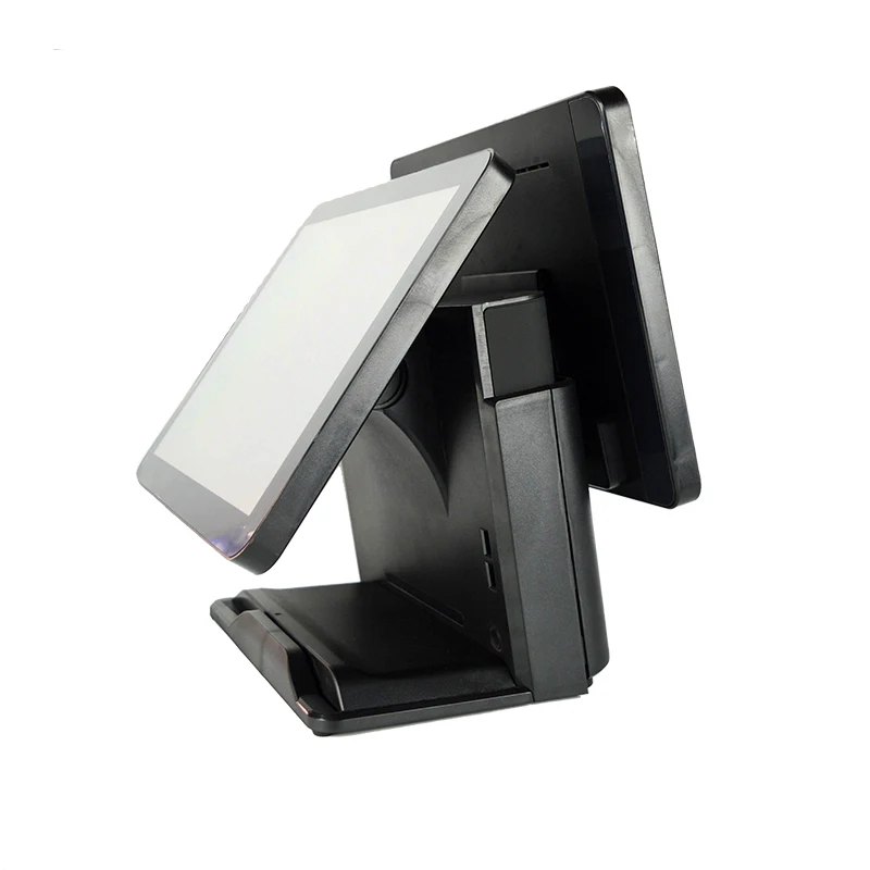 US $336.00 Dual screen POS system for supermarket and restaurants 1515 POS terminal POS machine high quality cash register