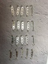 Clip de broche Chapado en 20 piezas, 20, 25 y 32mm, Base de bloqueo de seguridad en blanco, Base del broche para DIY, fabricación de joyas, accesorios de ropa al por mayor