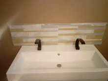 Tap Bathroom Faucet Crane Washbasin Black Curved-Basin Hot-Water-Mixer Chrome Bronze