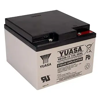 

Yuasa REC26-12 lead acid battery AGM 12V 26Ah M5-F, lead acid battery, 12v rechargeable battery, rechargeable 12v battery, plom battery