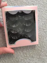 Pestañas tupidas 3d de visón, pestañas largas y gruesas, naturales, maquillaje, 5 pares, 25mm