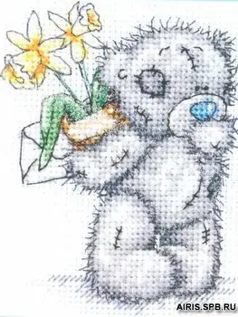 

TT23 set for embroidery anchor 'нарцисс' 11x8 cm