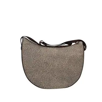 

Borbonese Moon Bag Medium Brown