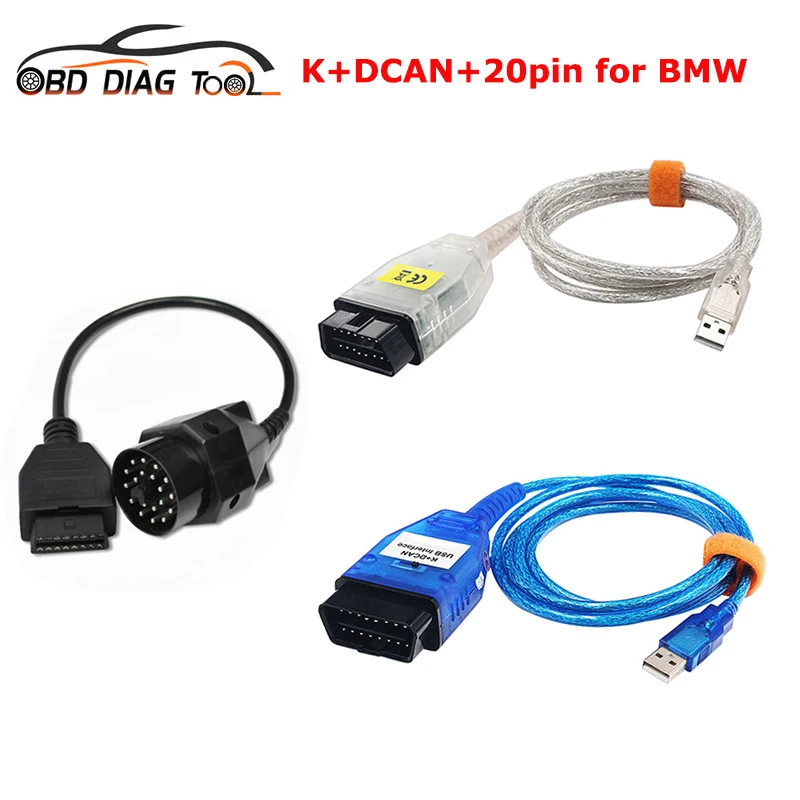 OBD2 OBDII MULTIDIAG K+DCAN Interface Diagnostic BMW Scanner V1.4 K-CAN 