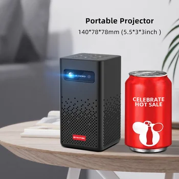 BYINTEK-miniproyector portátil P20, dispositivo inteligente con Android, WIFI, vídeo de TV, Pico LED, DLP, Full HD, 1080P, teléfono móvil, PC, Cine en 4K 2