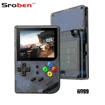 

RG99 New Handheld Game Player 32 Bit Retro Game Console 2.8'' IPS Screen 169 Classical Games Support TF Card Download Max 265GB