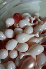 Cápsulas faciales de colágeno para blanqueamiento de la piel, 50/60/100 Uds., esencia Fullerene, para el rejuvenecimiento de la piel, suero Facial